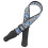 Guitare Coton Épaisse Bleue Style Décoratif Ajustable 11
