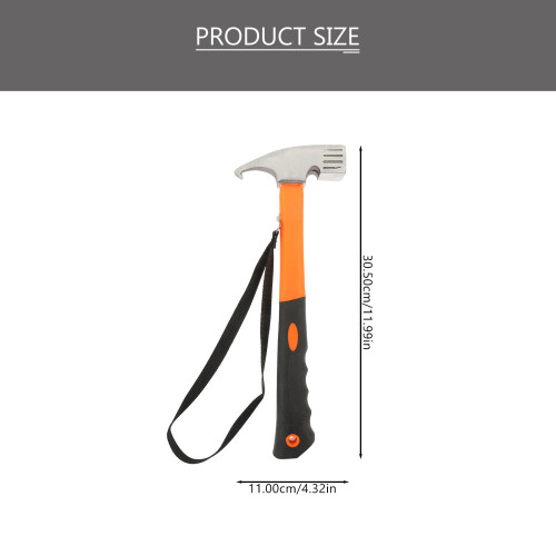 Marteau De En Acier 45# Carbone Orange Durable 1