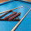 1Ensemble Porte-Queue De Billard En Bois Support Mural 4