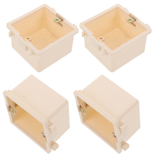 20Pièces Boîtes D'encastrement PVC Pour Gestion De Câbles 1