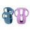 6Pièces Housses Silicone Assorties Étanches Compatible 2
