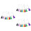 30Pièces Signets Pompons Multicolores Faits Main Pour DIY 6