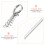 6Pièces Brochettes Métal Barbecue Chauffe- Usage Extérieur 5