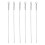 6Pièces Brochettes Métal Barbecue Chauffe- Usage Extérieur 8