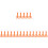 20Pièces Clips Ciseaux Enfant Orange Plastique Robustesse Extérieur 4