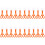 20Pièces Clips Ciseaux Enfant Orange Plastique Robustesse Extérieur 7