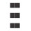 6Pièces Tapis En Feutre Graphite Noir Pour Usage Extérieur 4