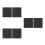 6Pièces Tapis En Feutre Graphite Noir Pour Usage Extérieur 5
