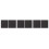6Pièces Tapis En Feutre Graphite Noir Pour Usage Extérieur 8