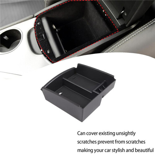 2X Center Console Organizer Armrest Storage Box Tray for  Q50 2013-2018 Interior Accessories 2
