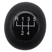 2X 5 Speed Manual Plastic Gear Shift Knob 12mm Stick Hole (Black) for Series 1 to 7 X5 E30 E36 E46 E39 E34 Z3