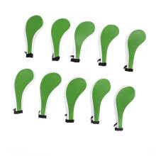 Green White Iron Covers 10 Set
