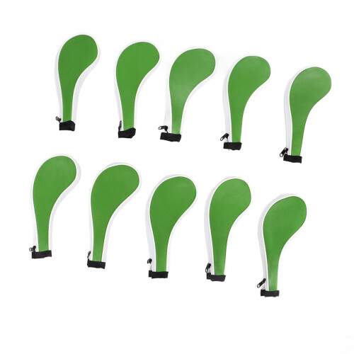 Set 10 Golf Iron Headcovers Zip