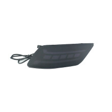 For Forester 2019-2023 Car LED Rear Bumper Reflector Light Tail Auto Turn Signal Brake Lamp Smoked Black