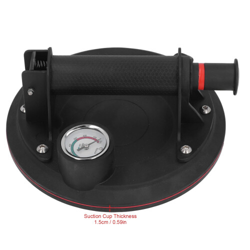8 Inch Glass Suction Cup, 440LBS Load, Vacuum Plate Handle 1