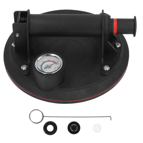 8 Inch Glass Suction Cup, 440LBS Load, Vacuum Plate Handle 2