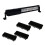 2X Capa Protetora de Lente Preta de 20 Polegadas para Caminhão com Barra de Luz LED Offroad 4WD SUV ATV 8