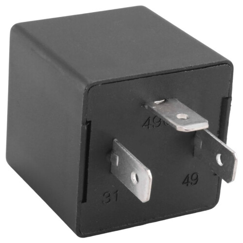 2X Motorcycle 3 Pin Adjustable Electronic LEDFlasher Relay for Car Turn Signal Blinker Light