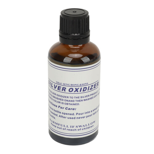 Silver Oxidizer Solution 50ml Fast-Acting Blackening for Jewelry Making 1