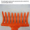 4X Olive Rake Heads 9-Tooth Rake Multipurpose Plastic Shovel Rake Olive Picking Rake Inner Diameter 2.5cm 2
