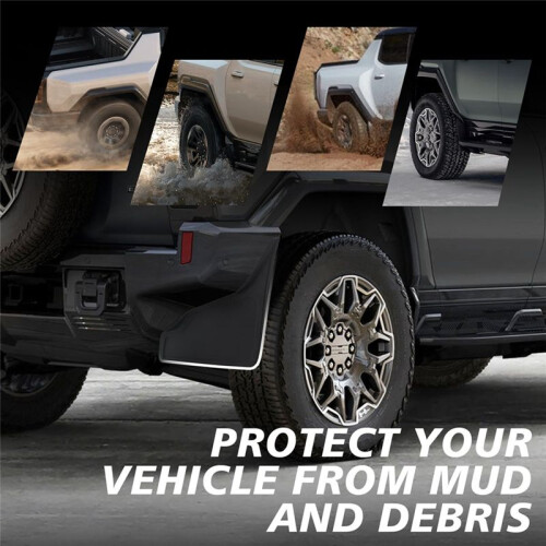 For  EV 2022-2024 Rear Mud Flaps  Guards Accessories Rear  Wheel  Guards Mudguards 2 Pack