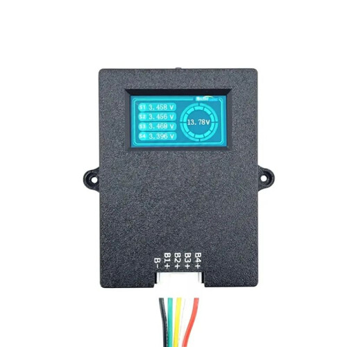 5A Lipo Lifepo4 Active Balancer 4S with Voltage Dispaly 12V Lithium Battery  Transfer Active Equalizer 2