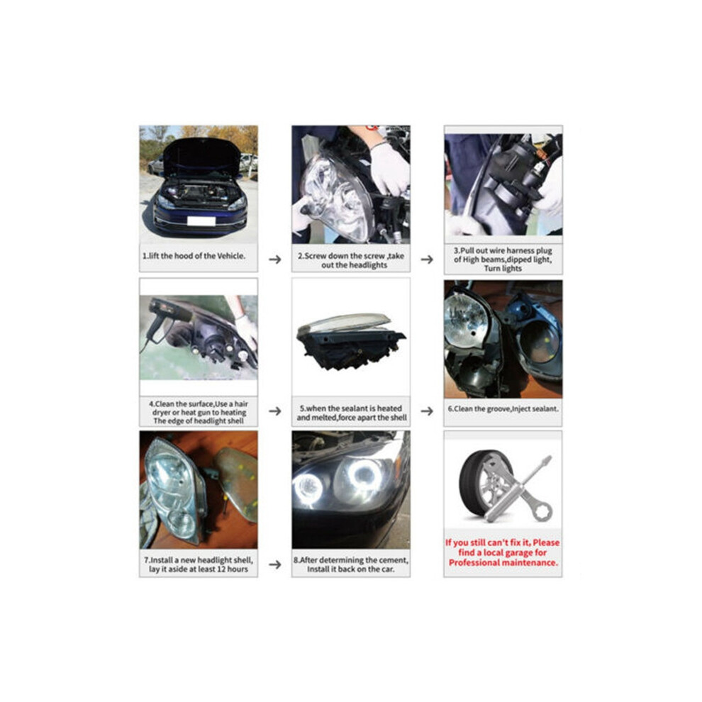 Car Clear Headlight Lens Cover Replacement Headlight Headlight Shell Cover For W639 Vito Viano 2004-2010 Right 4711894408822