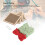4Pcs Cross Stitch Starter Kit Floral Pattern Embroidery Set Light Green 5