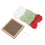 4Pcs Cross Stitch Starter Kit Floral Pattern Embroidery Set Light Green 12