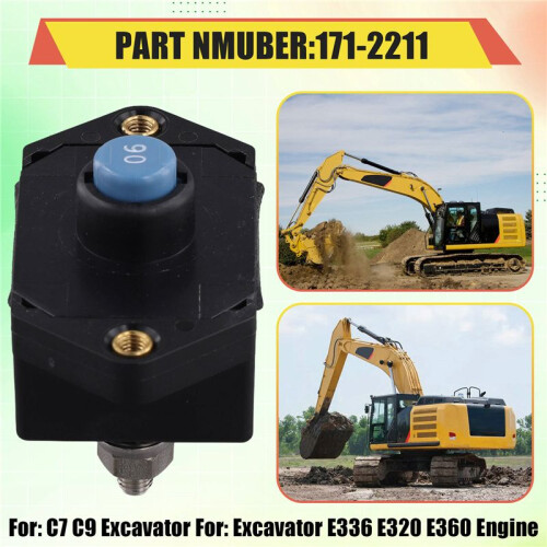 171-2211 Excavator Relay Circuit Breaker for C7 C9 Excavator CAT E336 E320 E360 Engine 2