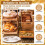 4 Pacotes de Forma Oval para Cheesecake 9x4,5x2 Polegadas Forma Antiaderente para Pão de Carne Forma para Bolo  para Assar Bolo 5