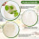 Pottery Herbs Stripper Bowl, Small Handmade Ceramic Herbs Stripper, Ceramic Herbs Grinder Pill Crusher Set 6