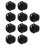 10 Pcs Arcade Buttons 30Mm Responsive Arcade Buttons for Gaming Enthusiasts Black 3