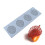 Molecular Cuisine Plating Silikonform 5Er-Pack BläTter Silikonform Fondantform Spitzenmatte Kuchenform 7