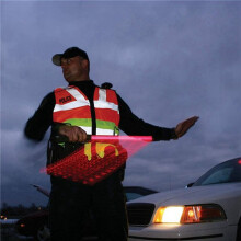Verkeersstokken, LED-Verkeerscontrolestick, Veiligheidslichtstokken, Signaalstokken voor Parkeren en Luchthavens, 16 Inch, 6 Stuks