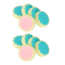 10 Pieces Depilation Pads Painless Hair Removal Sponge for Face Leg Arm Body, Reusable Physical Hair Removal Tool