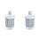 2X Hanging Bath Toy Storage with Quick Drying Mesh, White & Gray 1