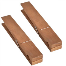 Wasknijper Badhanddoekhouder Wandgemonteerde Antislip Houten Handdoekhouder voor Ophangen Multifunctioneel Eenvoudige Installatie B