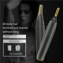 2X Elektrische Neushaartrimmer voor Mannen Draagbare USB Oplaadbare Oor-Neushaartrimmer Professioneel Trimgereedschap