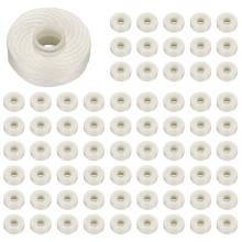 100 Rollen 50M Zahnseide Mundhygiene Zahnreinigung Zahnseide Spule Wachs Minze Zahnstocher Zahnseide Zahnpflege