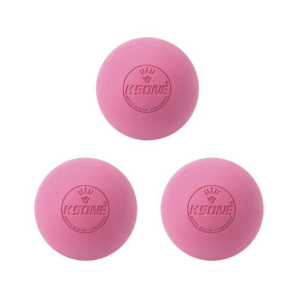3X KSONE Massage  6.3cm Fascia  Lacrosse  Yoga Muscle Relaxation Pain Relief Portable Physiotherapy  E