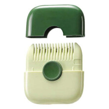 2-in-1 Hair Cutting Trimmer Barber Comb Bangs Hair Cutter Remover Home Makeup Tools,Green