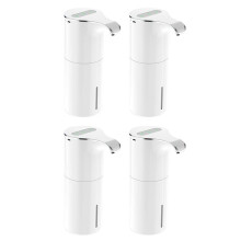 4X Soap Dispenser Automatic - Touchless USB Rechargeable Electric Liquid Soap Dispenser Adjustable Volume 450Ml