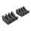 2Pcs Silicone Soap Dish with Drain, Shower/Bathroom Soap Rack, Self Draining Waterfall Soap Tray/Kitchen Keeper(Gray) 1
