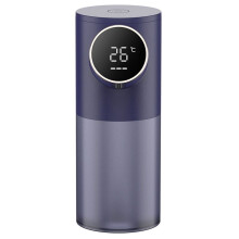 Schaumseifenspender Automatisches Aufladen 320 Ml FlüSsigseifenspender Digitalanzeige Schaum-Handspender Blau