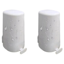 2X Bar Soap Grinder Solid Soapy Bar Grinding Box Holder Wall Mounted Crusher Mincer Refillable Soapy Bar Dispenser