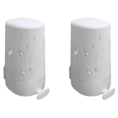 2X Bar Soap Grinder Solid Soapy Bar Grinding Box Holder Wall Mounted Crusher Mincer Refillable Soapy Bar Dispenser