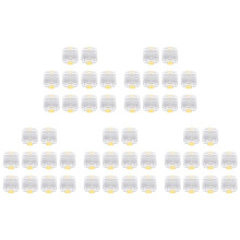 50Pcs Plastic Denture Tooth Box with Film High Quality Denture Storage Box Dental Implant Membrane Tooth Box