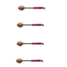 4pcs 17.5 inch Long Black Red Plastic Back Knock Scratcher Relaxing Massage Hammer