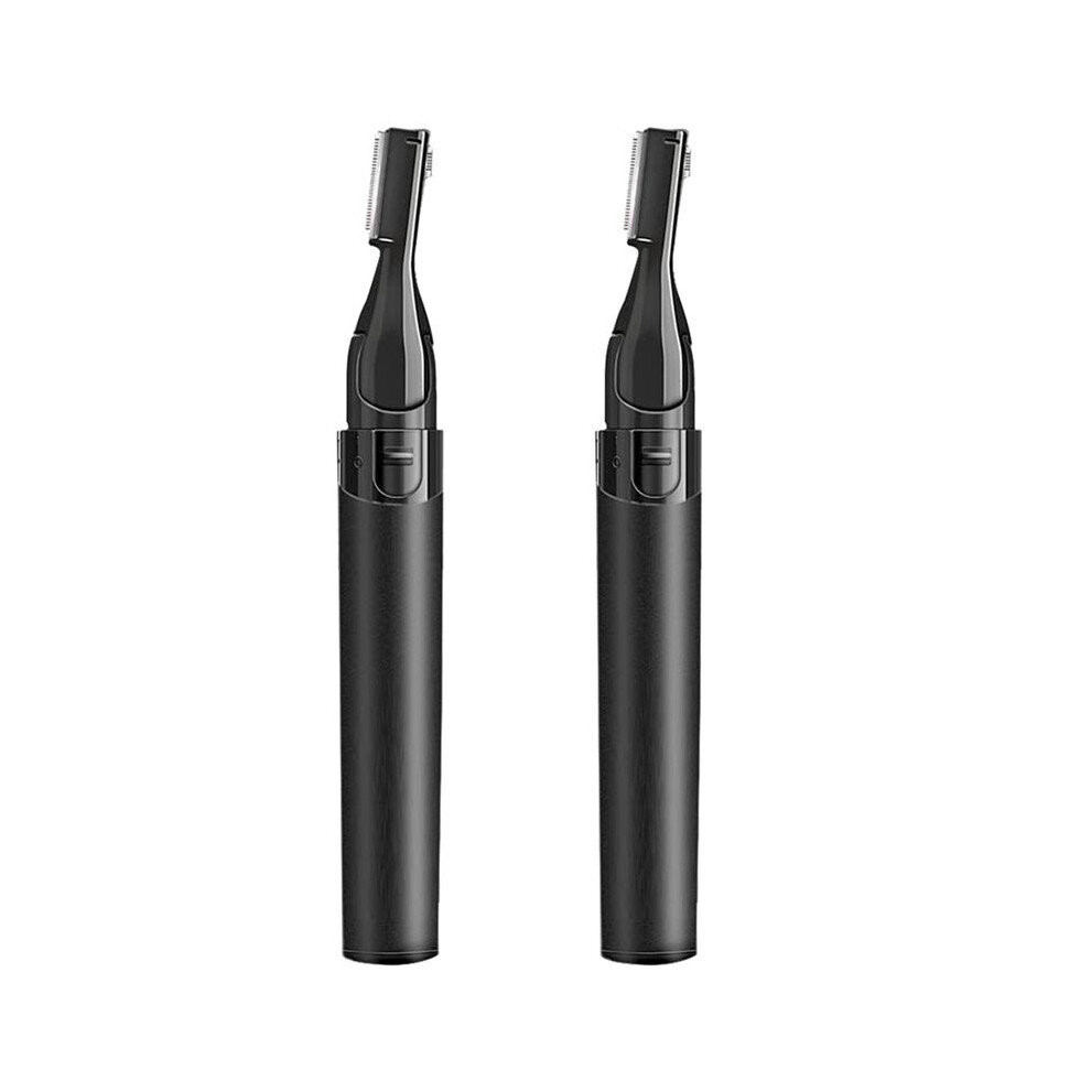 2Pcs Multifunctional Electric Eyebrow Trimmer Painless   Portable  Shaver Epilator for Women